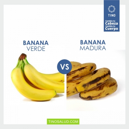 Diferencias entre la #bananaverde y la #bananamadura