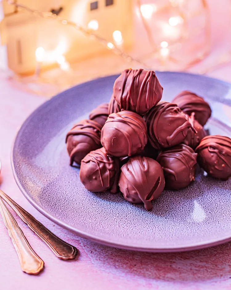 BOMBONES DE GARBANZOS Y CHOCOLATE