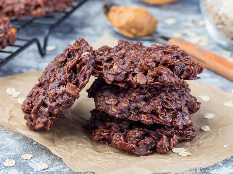 BOCADITOS DE AVENA Y CHOCOLATE RAPIDOS