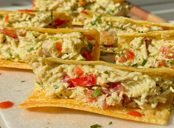 TAQUITOS DE QUESO Y POLLO (sin harinas)